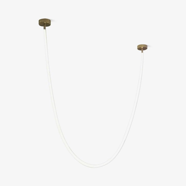 Adjustable Curved Silicone Pendant Light