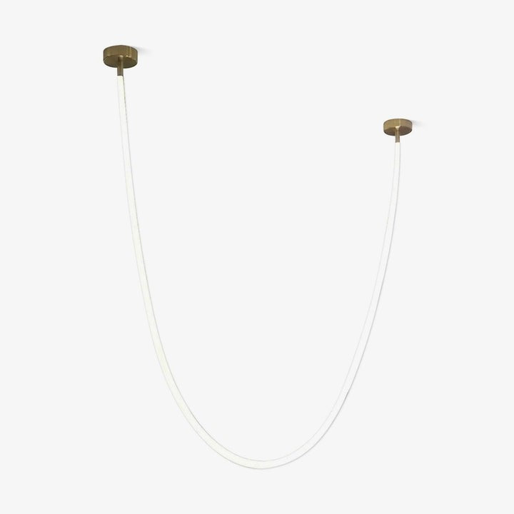 Adjustable Curved Silicone Pendant Light