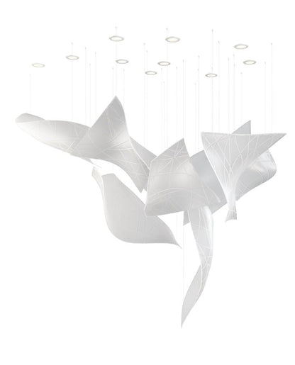 Adjustable LED Crystal Chandelier