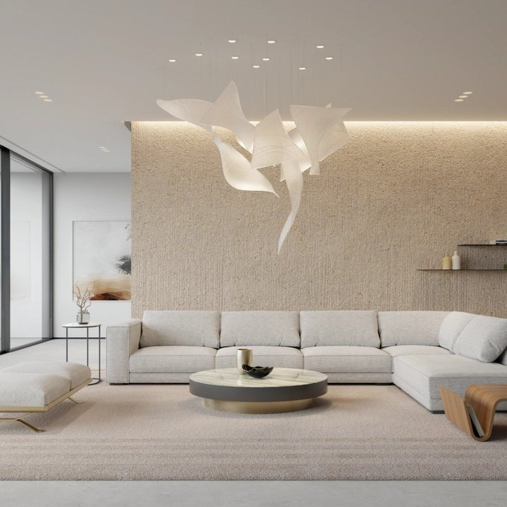 Adjustable LED Crystal Chandelier