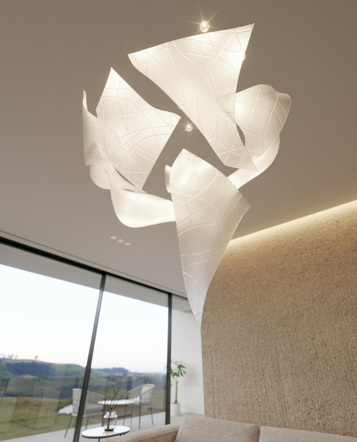 Adjustable LED Crystal Chandelier