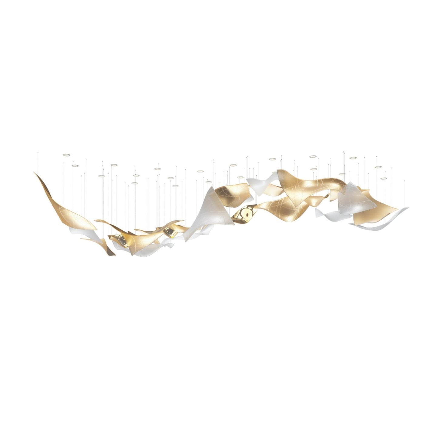 Adjustable LED Crystal Chandelier