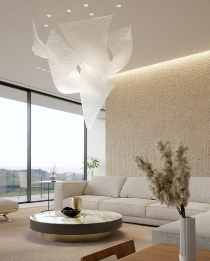 Adjustable LED Crystal Chandelier