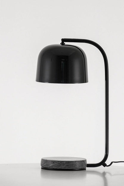 Adjustable Marble & Metal Desk Lamp with LED Lighting