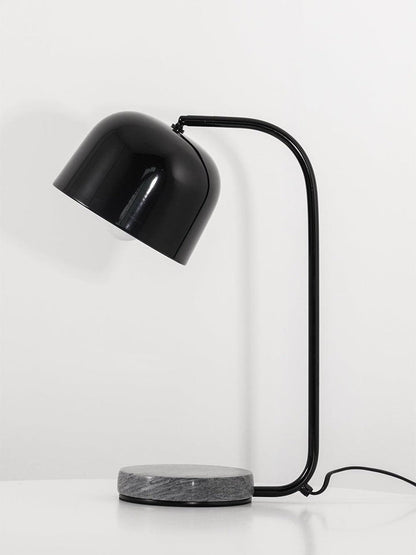 Adjustable Marble & Metal Desk Lamp with LED Lighting