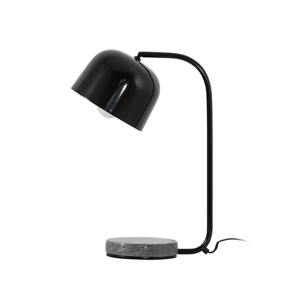 Adjustable Marble & Metal Desk Lamp with LED Lighting