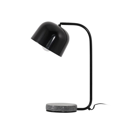 Adjustable Marble & Metal Desk Lamp with LED Lighting