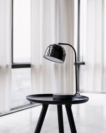 Adjustable Marble & Metal Desk Lamp with LED Lighting