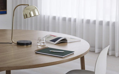Adjustable Marble & Metal Desk Lamp with LED Lighting