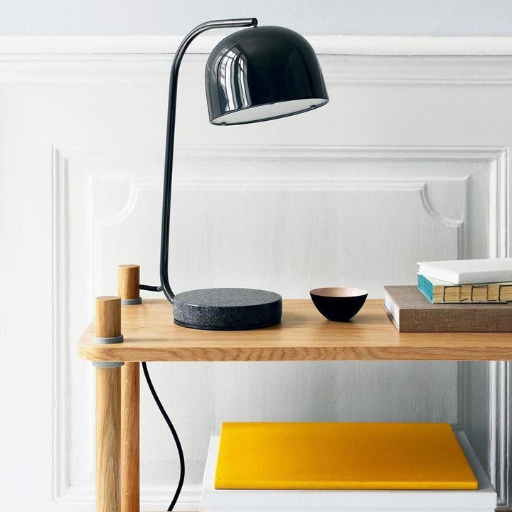 Adjustable Marble & Metal Desk Lamp with LED Lighting