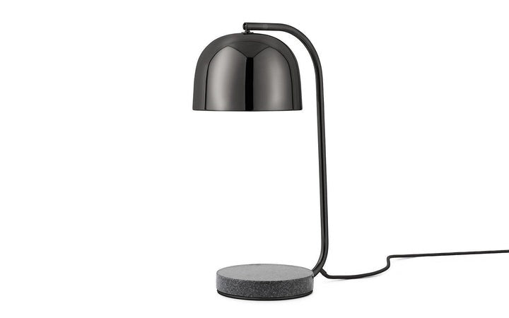 Adjustable Marble & Metal Desk Lamp with LED Lighting