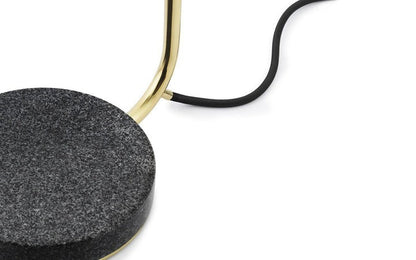 Adjustable Marble & Metal Desk Lamp with LED Lighting