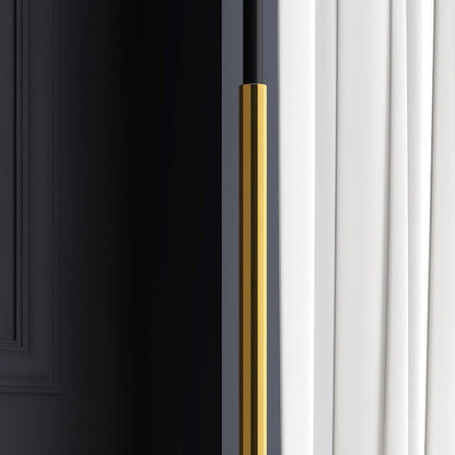Adjustable Mid-Century LED Floor Lamp with Gold Base