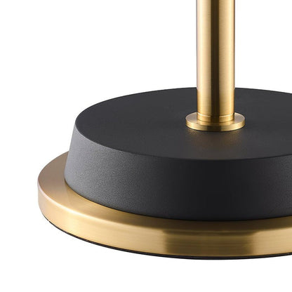 Adjustable Mid-Century LED Floor Lamp with Gold Base