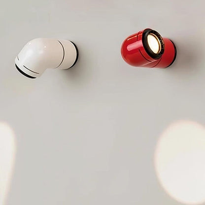 Adjustable Mini LED Wall Sconce - Red & White