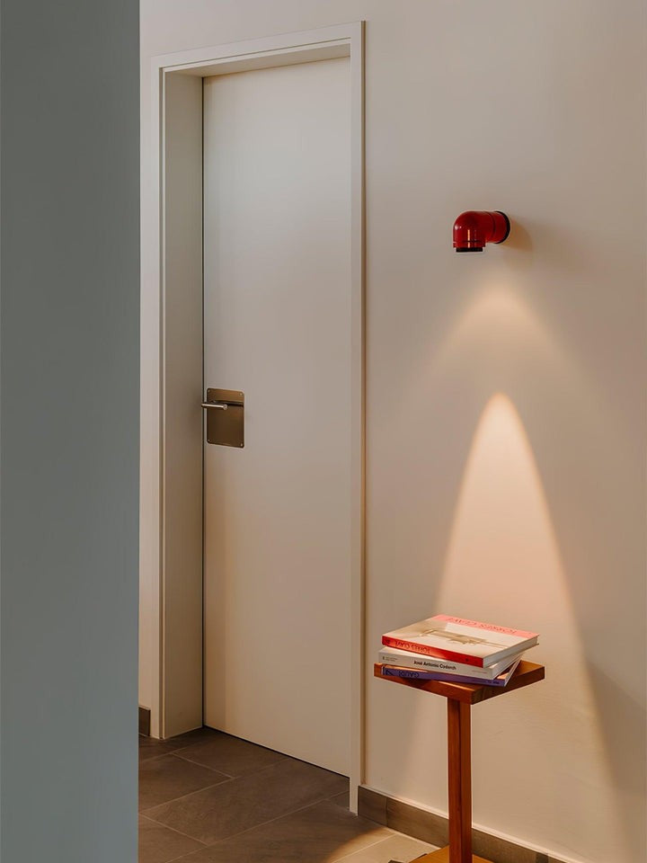 Adjustable Mini LED Wall Sconce - Red & White