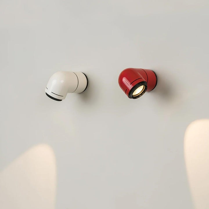 Adjustable Mini LED Wall Sconce - Red & White