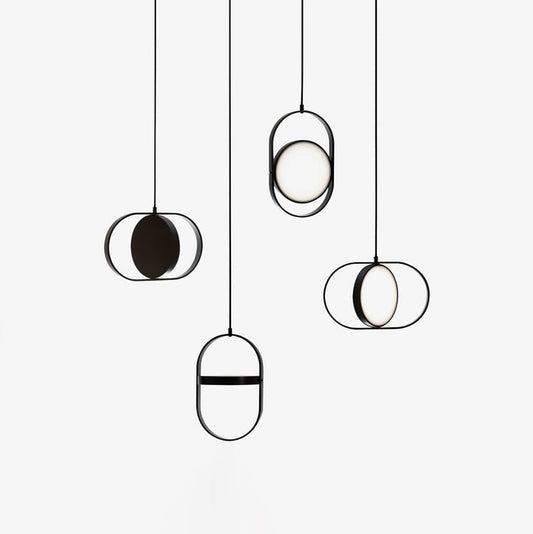 Adjustable Moon-Inspired LED Pendant Light