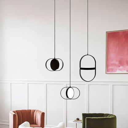 Adjustable Moon-Inspired LED Pendant Light