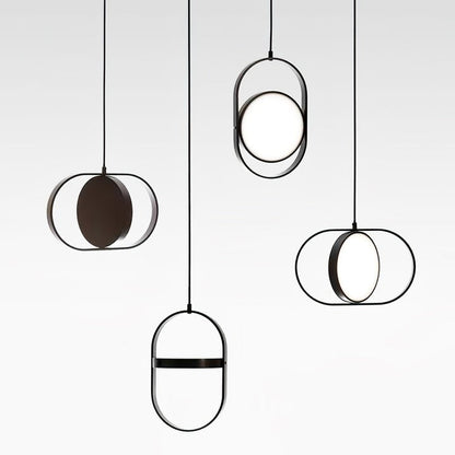 Adjustable Moon-Inspired LED Pendant Light