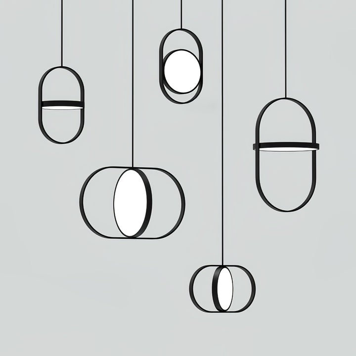 Adjustable Moon-Inspired LED Pendant Light
