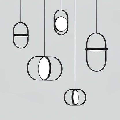 Adjustable Moon-Inspired LED Pendant Light