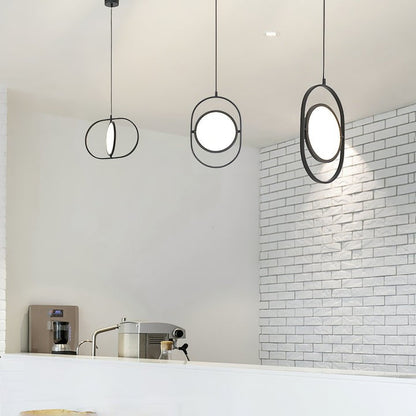 Adjustable Moon-Inspired LED Pendant Light