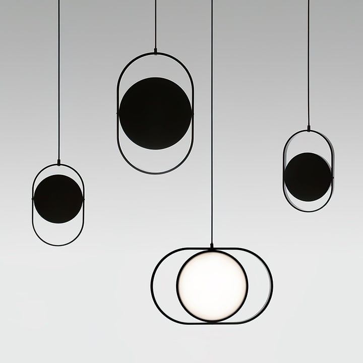 Adjustable Moon-Inspired LED Pendant Light