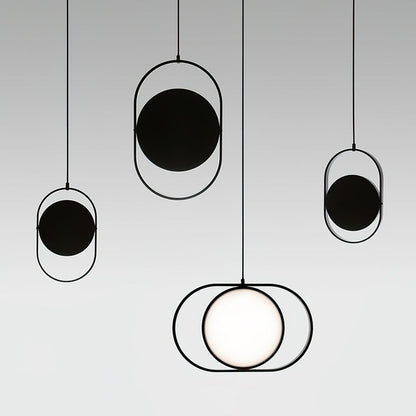 Adjustable Moon-Inspired LED Pendant Light