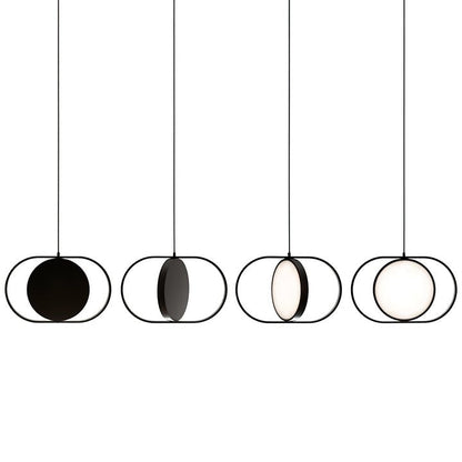 Adjustable Moon-Inspired LED Pendant Light