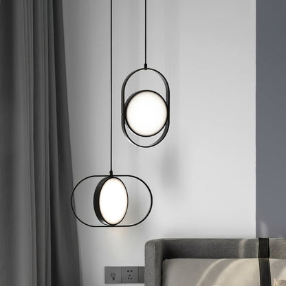 Adjustable Moon-Inspired LED Pendant Light