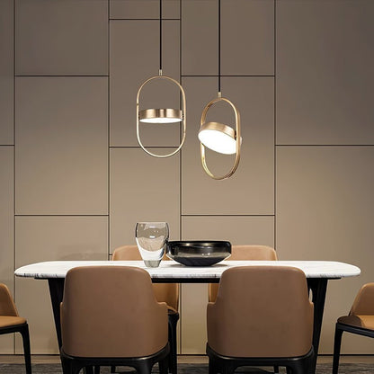 Adjustable Moon-Inspired LED Pendant Light