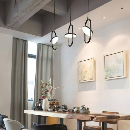Adjustable Moon-Inspired LED Pendant Light