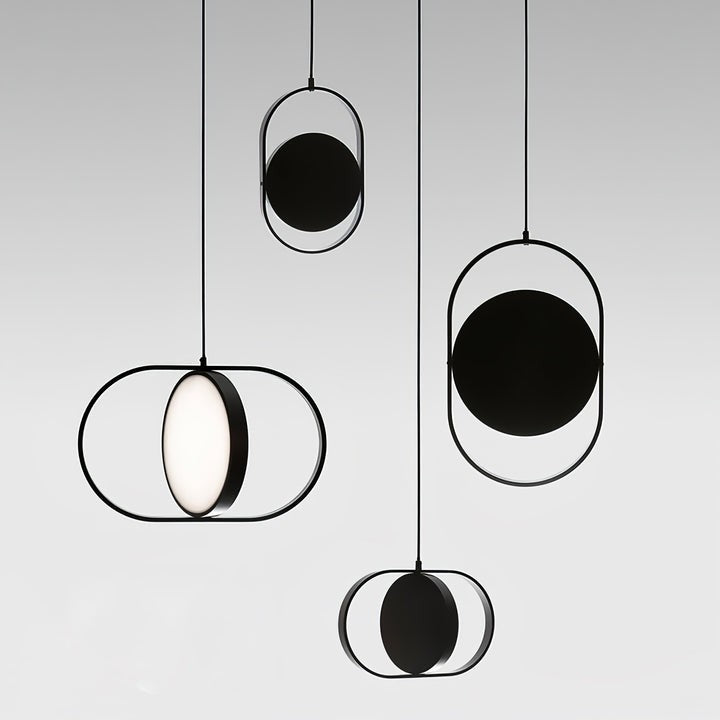 Adjustable Moon-Inspired LED Pendant Light
