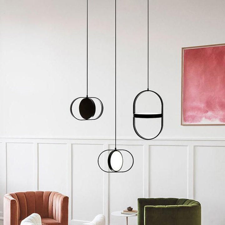 Adjustable Moon-Inspired LED Pendant Light