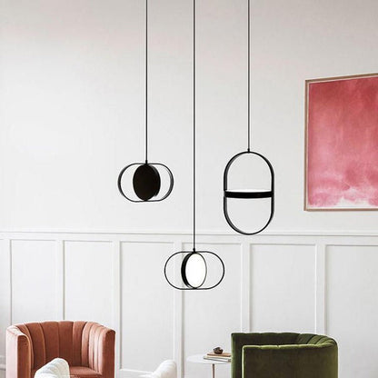 Adjustable Moon-Inspired LED Pendant Light