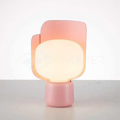 Adjustable Petal-Shape Glass LED Table Lamp