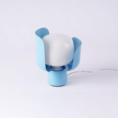 Adjustable Petal-Shape Glass LED Table Lamp