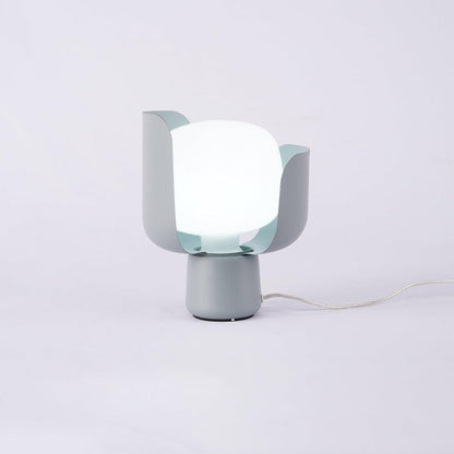 Adjustable Petal-Shape Glass LED Table Lamp