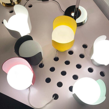 Adjustable Petal-Shape Glass LED Table Lamp