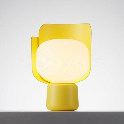 Adjustable Petal-Shape Glass LED Table Lamp