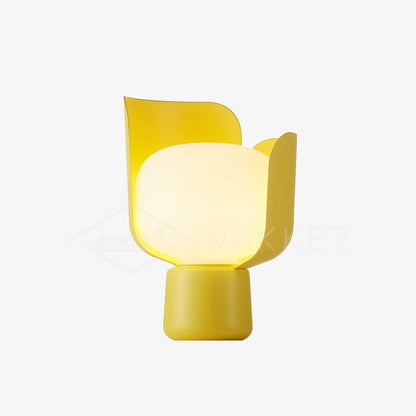 Adjustable Petal-Shape Glass LED Table Lamp