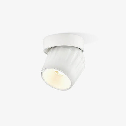 Adjustable Ribbed LED Ceiling Spotlight – 12W, 3000–6000K