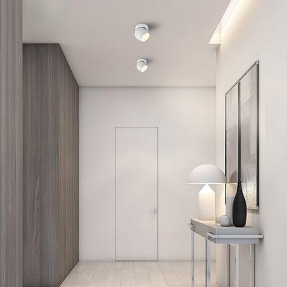 Adjustable Ribbed LED Ceiling Spotlight – 12W, 3000–6000K