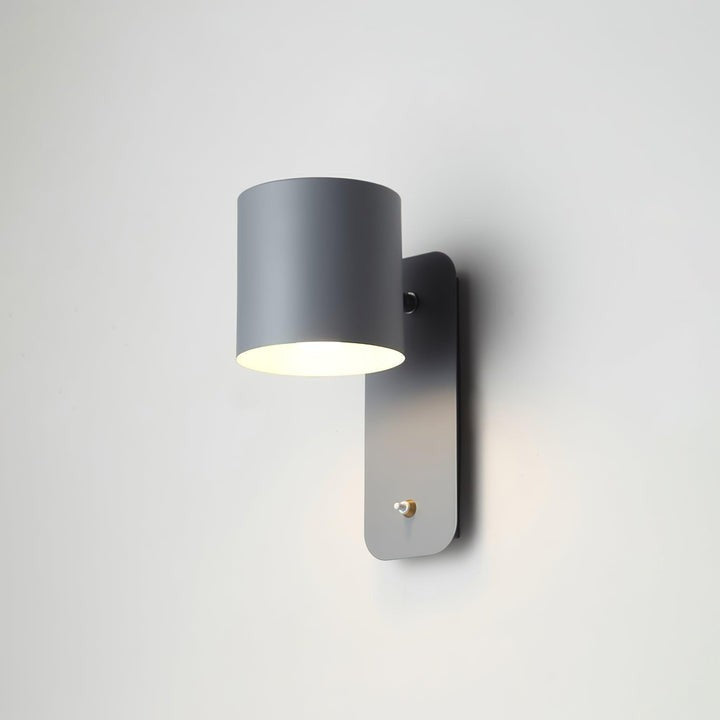 Adjustable Rotating Cylinder Plug-In Wall Sconce