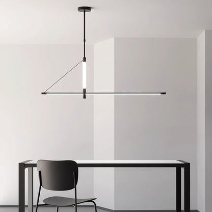 Adjustable Slim Horizontal LED Pendant Light
