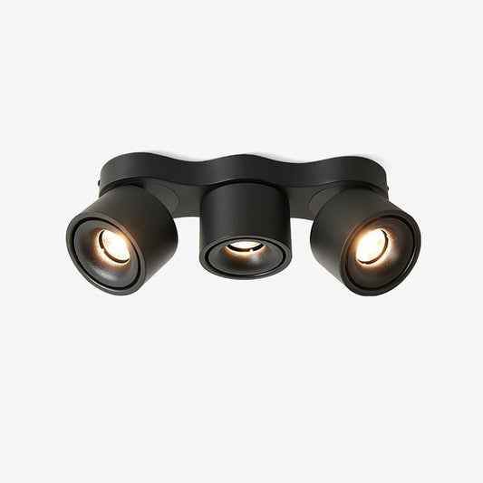 Adjustable Three-Head Folding LED Ceiling Light