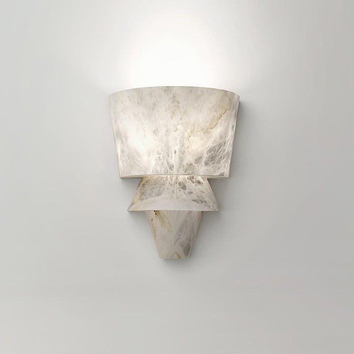 Alabaster Cone LED Wall Sconce
