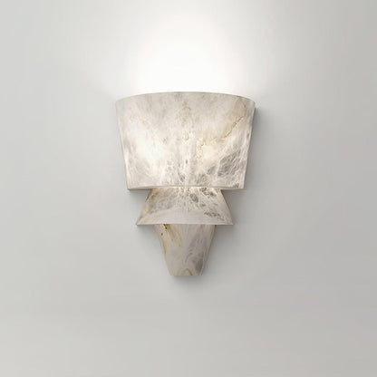 Alabaster Cone LED Wall Sconce