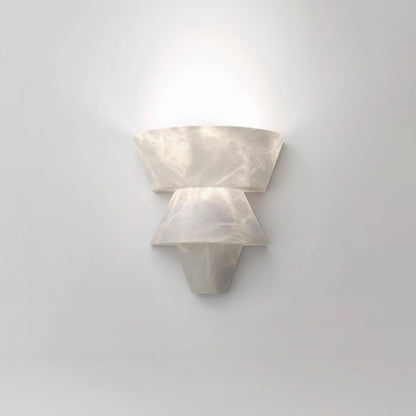 Alabaster Cone LED Wall Sconce